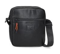 Pepe Jeans Egham shoulder bags Black,Polyester, Different Sizes, Black/White, One Size, Tablet Shoulder Bag