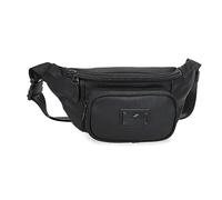 Pepe Jeans Egham Waist Pack Black 30 x 13 x 5 cm Polyester, Black/White, One Size, Fanny Pack