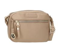 Pepe Jeans Elia Shoulder Bag Beige 21x14x5cm Faux Leather by Joumma Bags, Beige, One Size, Shoulder Bag