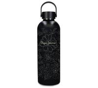 Pepe Jeans Eloise Stainless Steel Bottle Black 7.5x23.5x7.4cm Stainless Steel by Joumma Bags