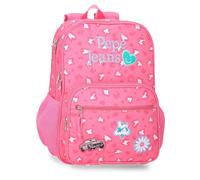 Pepe Jeans Evelyn Trolley-Adaptable Backpack Laptop 15.6 Inches Pink 30x40x12 cm Polyester 14,4L by Joumma Bags