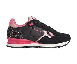 Pepe Jeans Girl's BRIT Moss G, Black (Black), 4.5