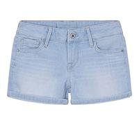 Pepe Jeans Girl's Foxtail Shorts, Blue (Denim-PE0), 16 Years