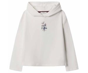Pepe Jeans Girl's Georgia Sweatshirt, White (Mousse White), 16 Years