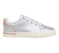 Pepe Jeans Girl's Kenton Galactic G Sneak, Grey (Silver), 2.5