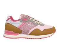 Pepe Jeans Girl's London Chic G Sneak, Brown (Tobacco Brown), 13.5