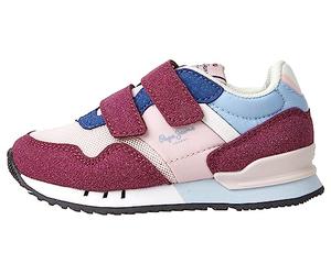 Pepe Jeans Girl's London Classic GK, Red (Crushed Berry), 7.5
