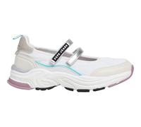 Pepe Jeans Girl's MAVE Ballet G Sneak, White (Off White), 4.5