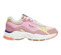 Pepe Jeans Girl's MAVE NEON G Sneak, Pink (Dirty Pink), 3