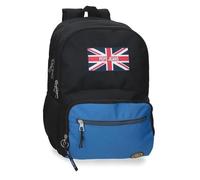 Pepe Jeans Henry School Backpack 15.6" Inches Black 33x46x15 cm Polyester 22.77L by Joumma Bags