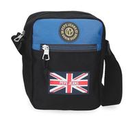 Pepe Jeans Henry Shoulder Bag Black 17x21x7 cm Polyester 2,5L by Joumma Bags