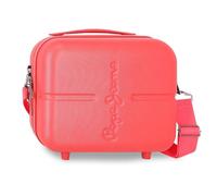 Pepe Jeans Highlight Adaptable Toiletry Bag Red 29x21x15cm Rigid ABS 9.14L 0.65kg by Joumma Bags