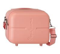 Pepe Jeans Highlight Adaptable Toiletry Bag with Shoulder Bag Pink 29 x 21 x 15 cm Rigid ABS 9.14L
