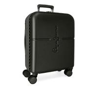 Pepe Jeans Highlight Cabin Suitcase Black 40 x 55 x 20 cm Rigid ABS Built-in TSA Lock 37 L 2.7 kg 4 Wheels Double Extendable Hand Luggage