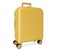 Pepe Jeans Highlight Cabin Suitcase Ochre 40 x 55 x 20 cm Rigid ABS Built-in TSA Closure 37L 2.7 kg 4 Wheels Double Extendable Hand Luggage