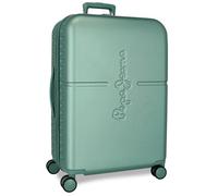 Pepe Jeans Highlight Medium Suitcase, Blue, 48 x 70 x 28 cm, ABS Plastic, Integrated TSA Closure, 79 L, 3.22 kg, 4 Double Wheels by Joumma, Blue, Medium Suitcase, Blue, 48 x 70 x 28 cm, Medium