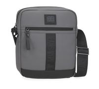 Pepe Jeans Hoxton Messenger Bag Portatablet Grey 23x27x7cm Polyester and PU by Joumma Bags, grey, One Size, Portatablet Shoulder Bag