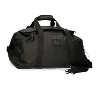 Pepe Jeans Hoxton Travel Bag Black 56 x 32 x 25.5 cm Polyester and PU, Multi-Coloured (Multi-Coloured), única, Travel Bag