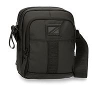 Pepe Jeans Hoxton Umhängetaschen und Kulturbeutel, Schwarz und Blau, Polyester PU, verschiedene Größen, Black/White, One Size, shoulder bag