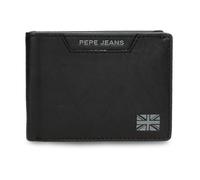 Pepe Jeans Indiana Cartera Horizontal Black 11x8x1 cms Piel by Joumma Bags