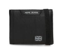 Pepe Jeans Indiana Elastic Strap Wallet, One Size, Black/White, One Size, Elastic Strap Wallet