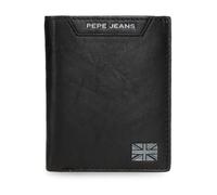 Pepe Jeans Indiana Vertical Card Holder, One Size, Black/White, One Size, Vertical Card Holder
