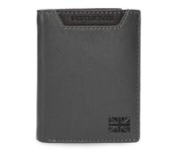 Pepe Jeans Indiana Vertical Wallet Grey 8.5x10.5x1cm Leather by Joumma Bags