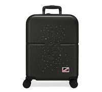Pepe Jeans Jane Cabin Suitcase, 40 x 55 x 20 cm, Black/White, 40x55x20 cms, Cabin Suitcase