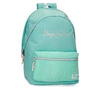 Pepe Jeans Jane Small Backpack Blue 19 x 23 x 8 cm Polyester 3.5 L