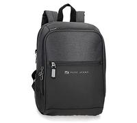 Pepe Jeans Jarvis, Black/White, 25x36x10 cms, PC Backpack