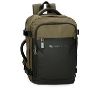 Pepe Jeans unisex. 7122533 Jarvis dark green travel backpack with computer compartment (OSFA), Casual, Polyester