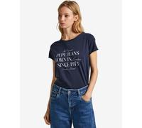 Pepe Jeans Jasmine short sleeve navy blue women's t-shirt. - XS