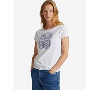 Pepe Jeans Jury Short Sleeve T-Shirt White Blue Women - XS