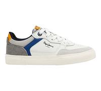 Pepe Jeans Kenton Master BOY Sneaker, 800WHITE, 1.5 UK
