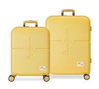 Pepe Jeans Laila Cabin Suitcase, 40 x 55 x 20 cm, lemon tree, 40x55x20 cms, Cabin suitcase