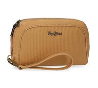 Pepe Jeans Lena Brown Handbag 20x11x4 cms Synthetic leather