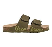 Pepe Jeans London Bio Brook B Men’s Regular Fit Anatomic Sandals, Blue Wash