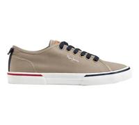 Pepe Jeans for man. PMS30811 Kenton Retro Sneakers brown (43), Fabric, Flat, Laces, Casual, Sustainable