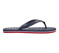 Pepe Jeans London Mens Bay Beach Basic Flip Flops Sandals Blue 6 UK