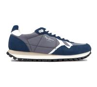 Pepe Jeans London Mens Brit-On Print Running Style Trainers Blue
