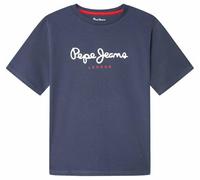 Pepe Jeans London New Art Men’s Regular Fit Cotton Button-Up Shirt, Blue Wash