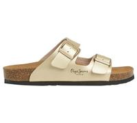 Pepe Jeans London Womens Oban Classic Slides Sandals Gold 7 UK