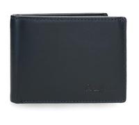 Pepe Jeans Luton Wallet with Purse Blue 11x8x1cm Leather by Joumma Bags