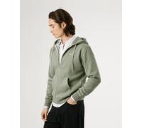 Pepe Jeans Macbeth Melange Full Zip Hoodie Green Clay - M
