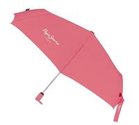 Pepe Jeans Macy Folding Umbrella Red Polyester with Aluminium Stick, red, Umbrella