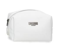 Pepe Jeans Margaret Toiletry Bag White 17.5x10.5x9.5cm Polyester and PU by Joumma Bags