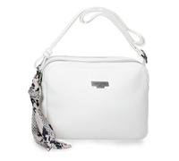Pepe Jeans Margaret Shoulder Bag White 21x15x6cm Polyester and PU by Joumma Bags