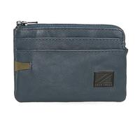 Pepe Jeans Marshal Blue Purse 11 x 7 x 1.5 cm Leather, Blue, One Size, Purse