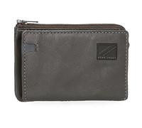 Pepe Jeans Marshal Purse with Card Holder Grey 11 x 7 x 1.5 cm Leather, Grey, One Size, Wallet with Card Holder