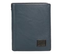 Pepe Jeans Marshal Vertical Wallet with Purse Blue 8.5 x 10.5 x 1 cm Leather, Blue, One Size, Vertical Wallet with Coin Purse